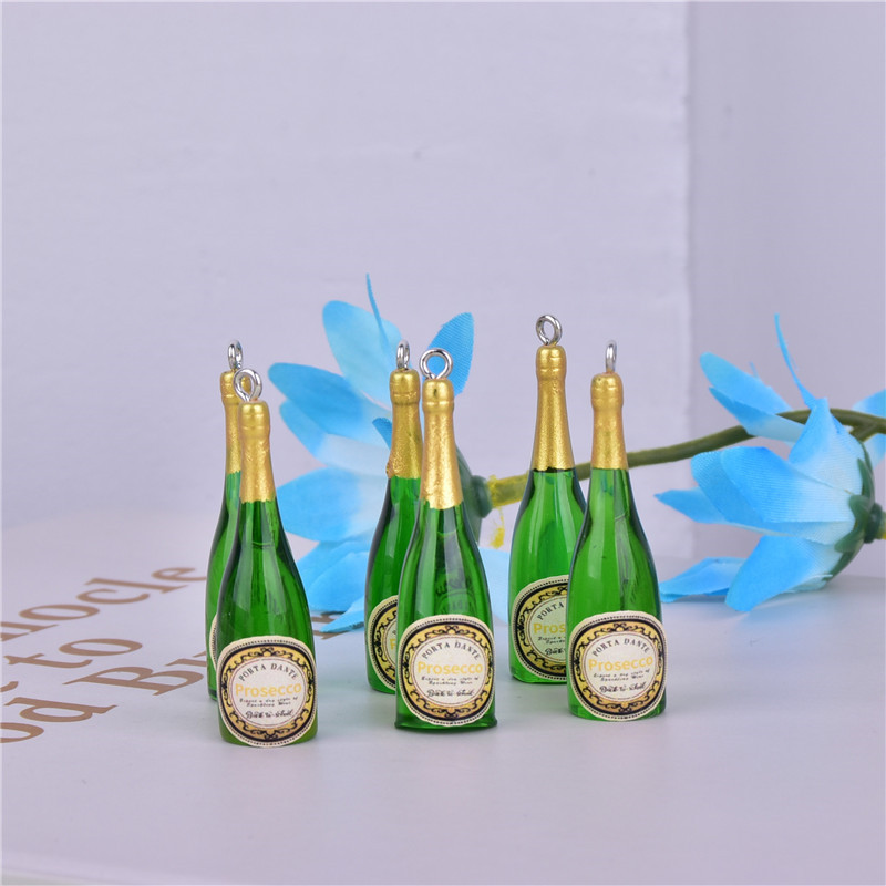 10pcs Prosecco Resin champagne Bottle Charms for Earring DIY Fashion Jewelry Accessories
10pcs Prosecco Resin champagne Bottle Charms for Earring DIY Fashion Jewelry Accessories