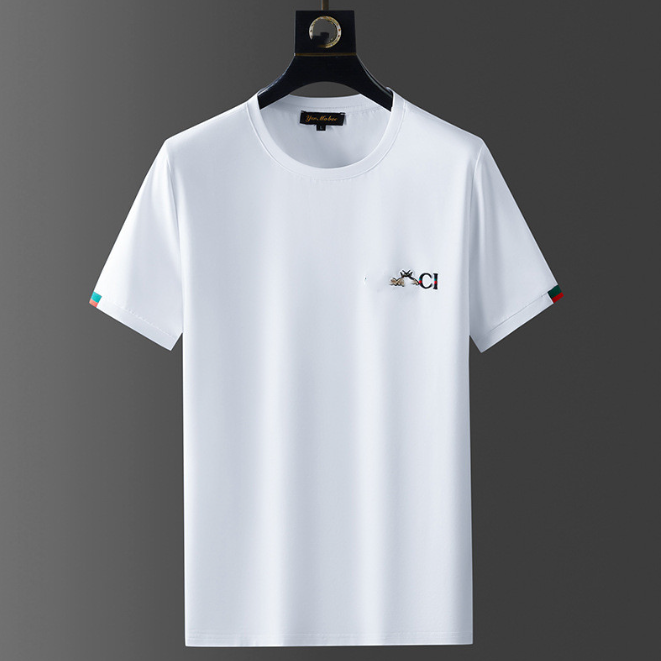 2023 Summer New Little Bee High Quality Mercerized Cotton round Neck Short Sleeve T-shirt Men's Simple Embroidery Half Sleeve Shirt, White
2023 Summer New Little Bee High Quality Mercerized Cotton round Neck Short Sleeve T-shirt Men's Simple Embroidery Half Sleeve Shirt, White