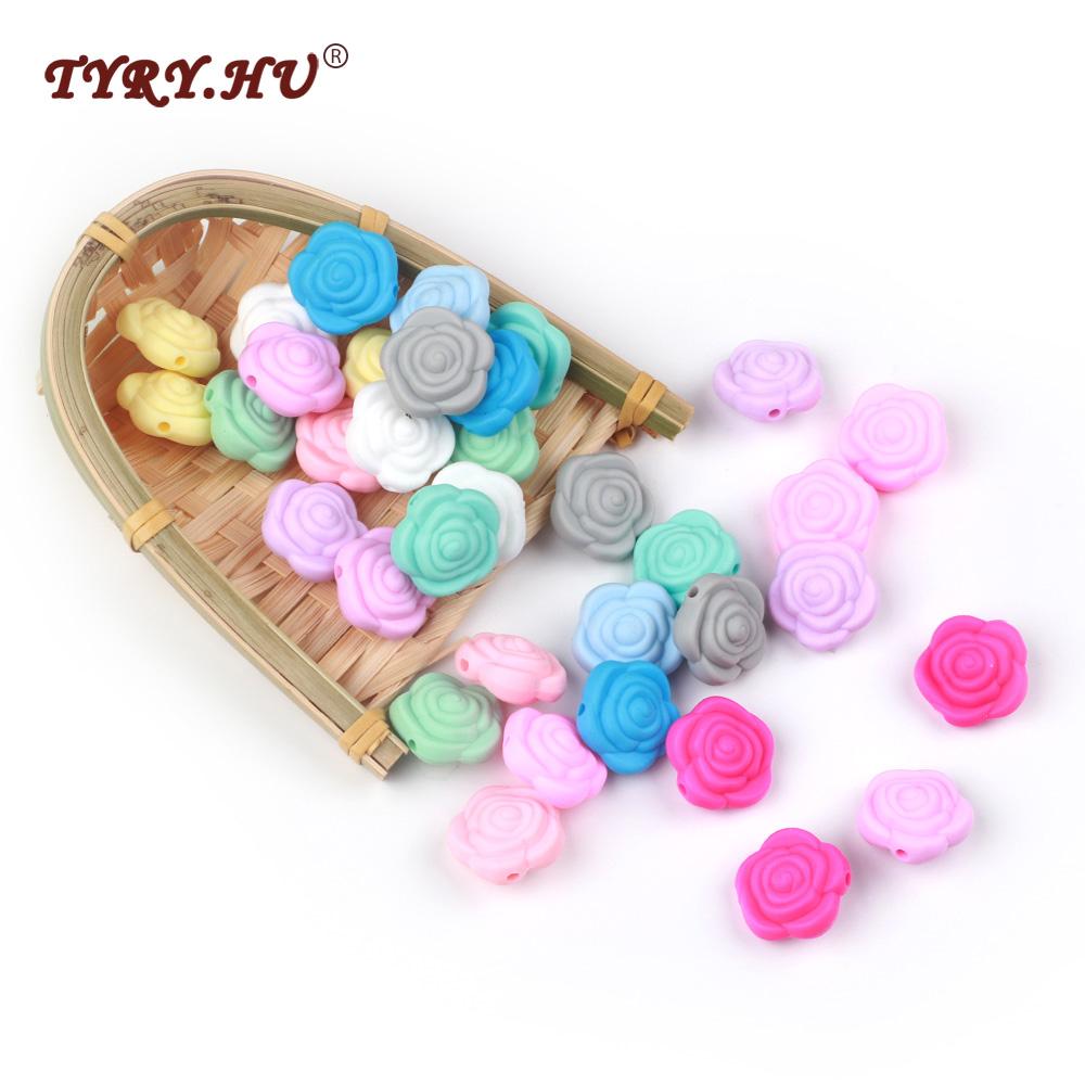 Crystal TYRY.HU 50pc Rose Baby Silicone Loose Beads BPA Free Baby Chewable Teething Beads For DIY Jewelry Baby Gift Toy Accessories
Crystal TYRY.HU 50pc Rose Baby Silicone Loose Beads BPA Free Baby Chewable Teething Beads For DIY Jewelry Baby Gift Toy Accessories