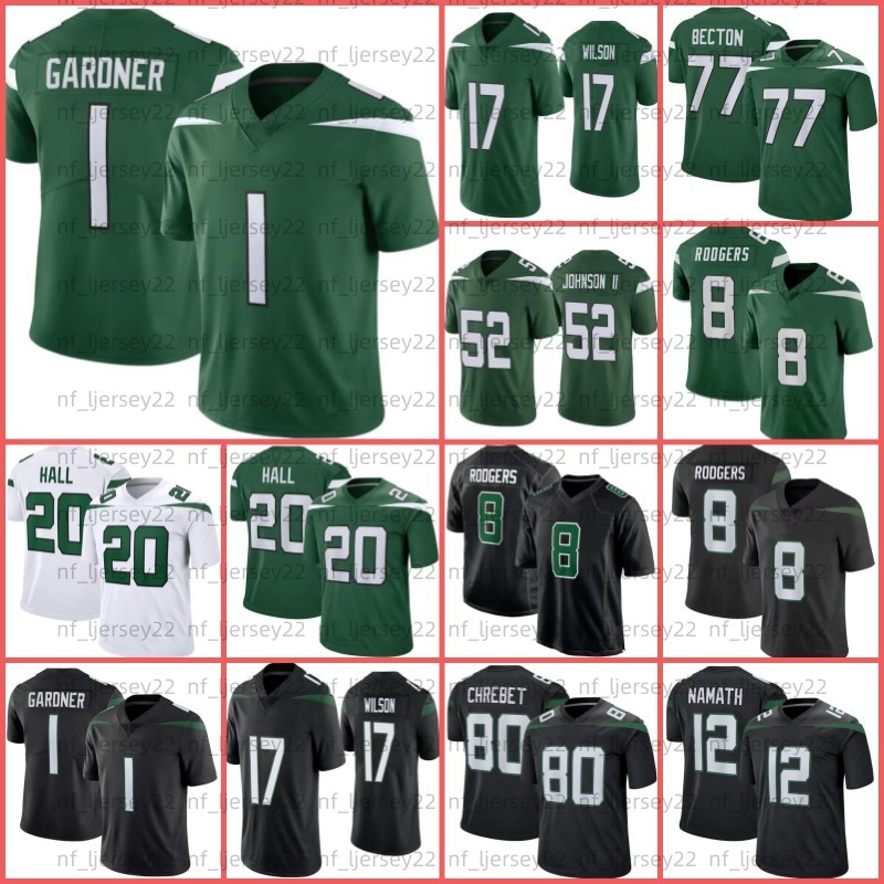 Aaron Rodgers 12 Ahmad Sauce Gardner 2 Zach Wilson Football Jersey Garrett Wilson Braxton Berrios Joe Namath Michael Carter Mekhi Becton Alijah, Youth jersey
Aaron Rodgers 12 Ahmad Sauce Gardner 2 Zach Wilson Football Jersey Garrett Wilson Braxton Berrios Joe Namath Michael Carter Mekhi Becton Alijah, Youth jersey