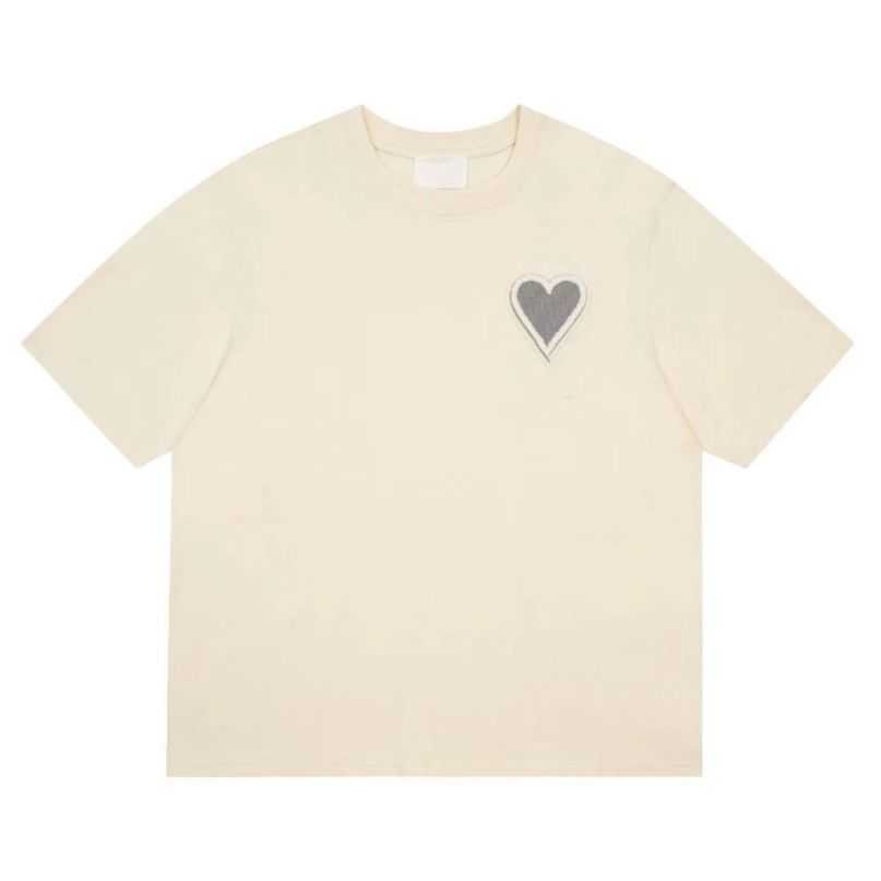 Designers Amis Paris Tshirt 2023ss Spring Classic Heart Solid Color Big Love Round Neck Short Sleeve T-shirt Tees for Men and Women C5dw7qbw, 22
Designers Amis Paris Tshirt 2023ss Spring Classic Heart Solid Color Big Love Round Neck Short Sleeve T-shirt Tees for Men and Women C5dw7qbw, 22
