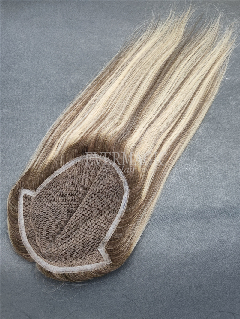 New Coming Stock Human Hair pieces Full Lace Base Toppers Toupee for Alopecia hair loss Thinning Women