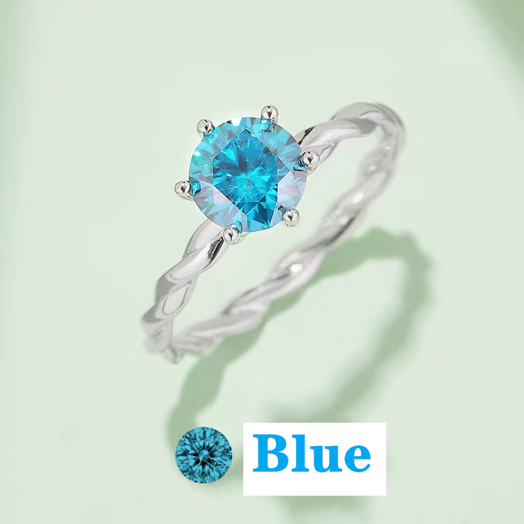 Moissanite Female Ring Wedding Engagement Ring Band Rings 925 Sterling Silver Rings Ring for Women Birthday Gift with Jewelry love forever Straight ar