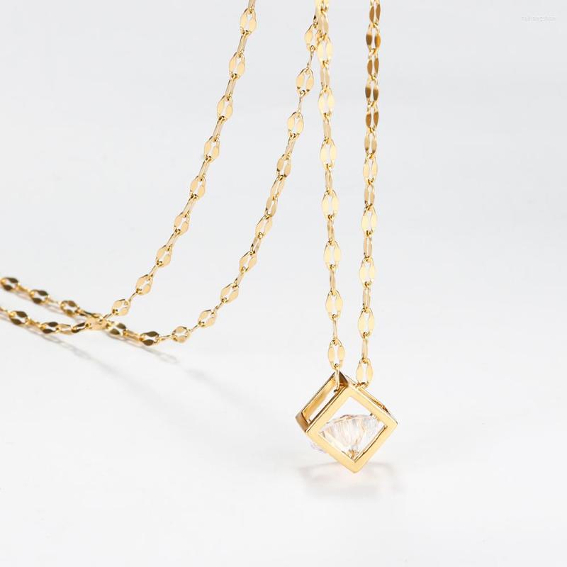 Pendant Necklaces 2023 Trendy Square Zircon Crystal Women Necklace Kpop Fashion Charm Ladies Stainless Steel Luxury Chain Jewelry Gift
Pendant Necklaces 2023 Trendy Square Zircon Crystal Women Necklace Kpop Fashion Charm Ladies Stainless Steel Luxury Chain Jewelry Gift