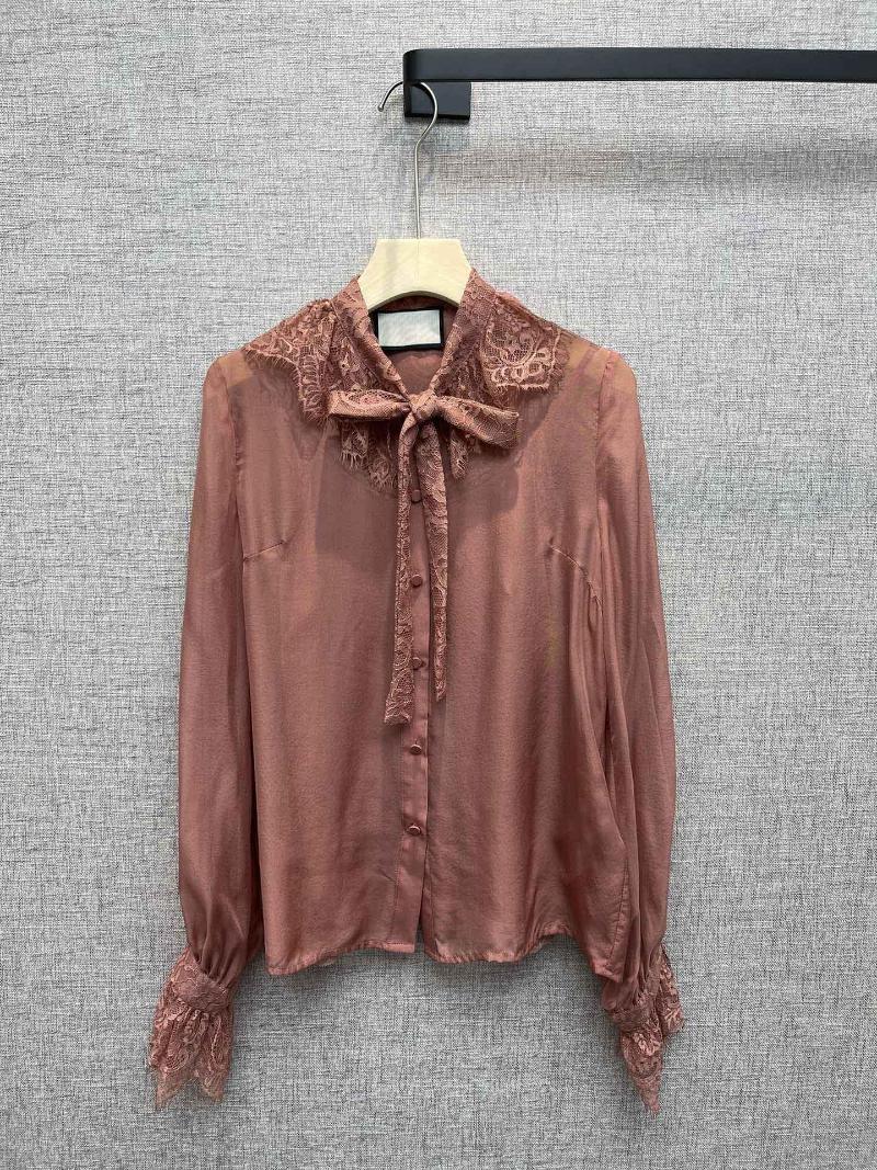 Women' Blouses The Lace Stitching Silk Shirt Is Advanced And Fashionable. All Kinds Of Age Reduction, Multi
Women' Blouses The Lace Stitching Silk Shirt Is Advanced And Fashionable. All Kinds Of Age Reduction, Multi