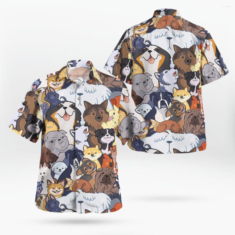 Men' Casual Shirts 2023 3D Printed Animal Dog Hawaii Anime Men Summer Short-sleeved Beach Shirt Oversize Camisa Masculina 5XL, 03
Men' Casual Shirts 2023 3D Printed Animal Dog Hawaii Anime Men Summer Short-sleeved Beach Shirt Oversize Camisa Masculina 5XL, 03