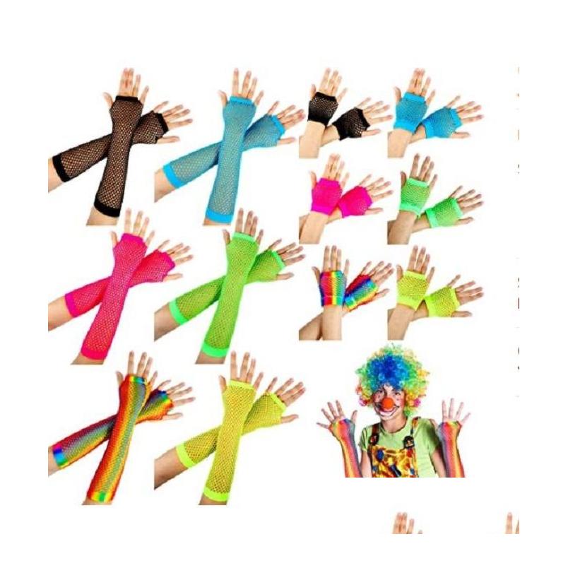 Costume Accessories 80S Fishnet Gloves Neon Women Girls Party Halloween Mesh Fingerless Stretch Glove Rainbow Mardi Gras Carnival Vi Dhe8Z, Short
Costume Accessories 80S Fishnet Gloves Neon Women Girls Party Halloween Mesh Fingerless Stretch Glove Rainbow Mardi Gras Carnival Vi Dhe8Z, Short