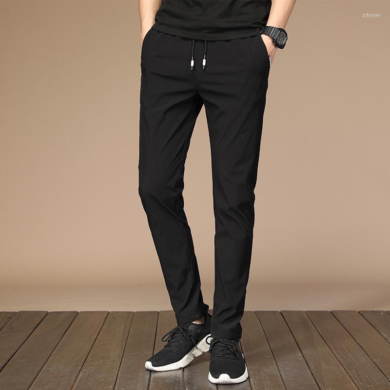 Men's Pants Summer Business Casual Young Men's Ice Silk Loose Stretch Sweatpants Four-level Long Small Straight, Black
Men's Pants Summer Business Casual Young Men's Ice Silk Loose Stretch Sweatpants Four-level Long Small Straight, Black