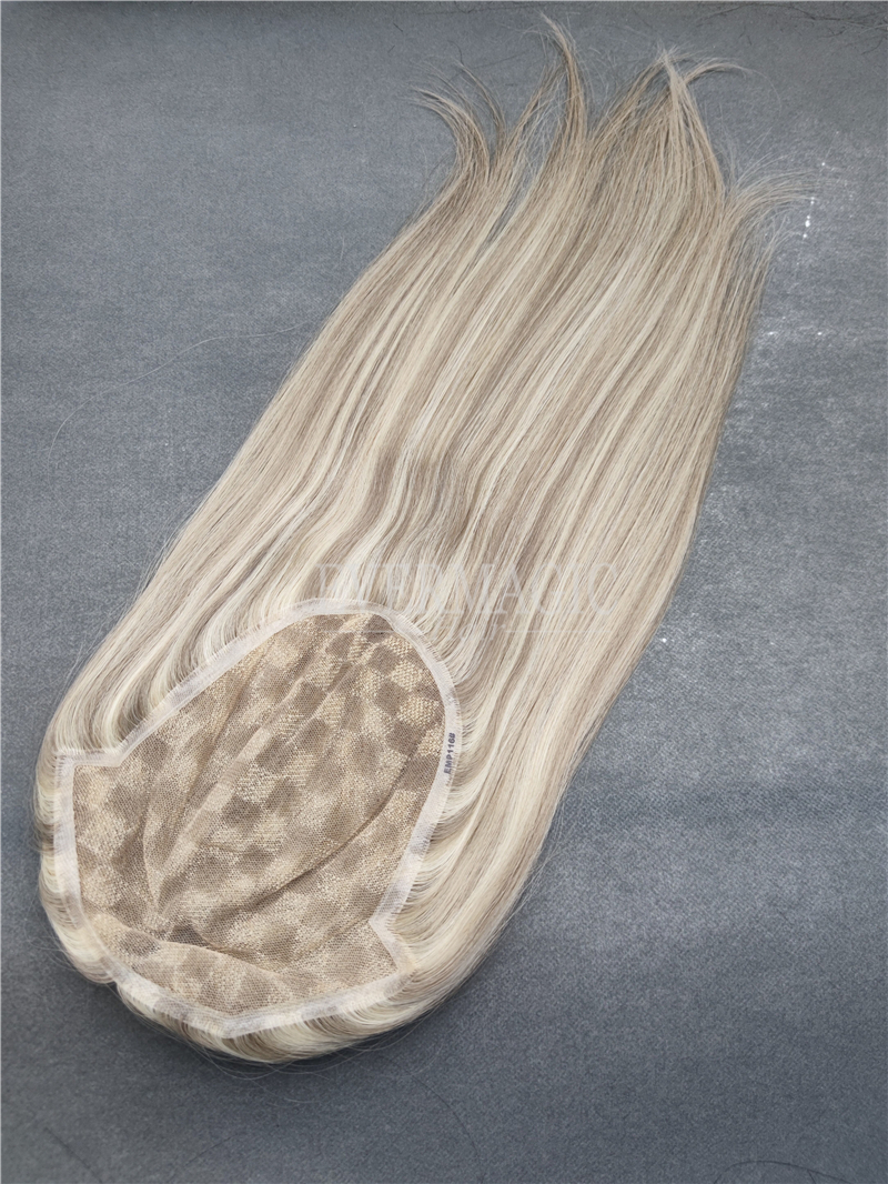 New Coming Stock Human Hair pieces Full Lace Base Toppers Toupee for Alopecia hair loss Thinning Women