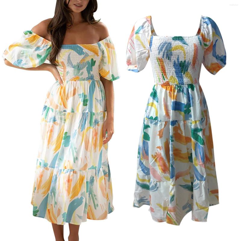 Casual Dresses Ladies Cool Sexy Sunshine Printed Summer Dress Women 2023 Female One Shoulder Long Vestidos Para Mujer, Light blue
Casual Dresses Ladies Cool Sexy Sunshine Printed Summer Dress Women 2023 Female One Shoulder Long Vestidos Para Mujer, Light blue