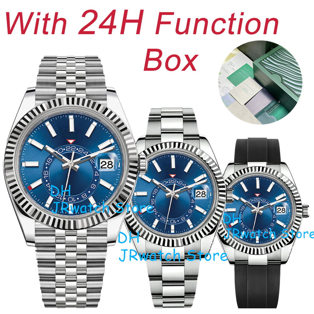 Top New Style Luxury Men Blue SKY Dweller Sports Watch Movement Men Multifunctional 24 hour Dial Stainless Steel Diving Waterproof 42 MM Watch Glow Luxury Gift Box, As shown
Top New Style Luxury Men Blue SKY Dweller Sports Watch Movement Men Multifunctional 24 hour Dial Stainless Steel Diving Waterproof 42 MM Watch Glow Luxury Gift Box, As shown