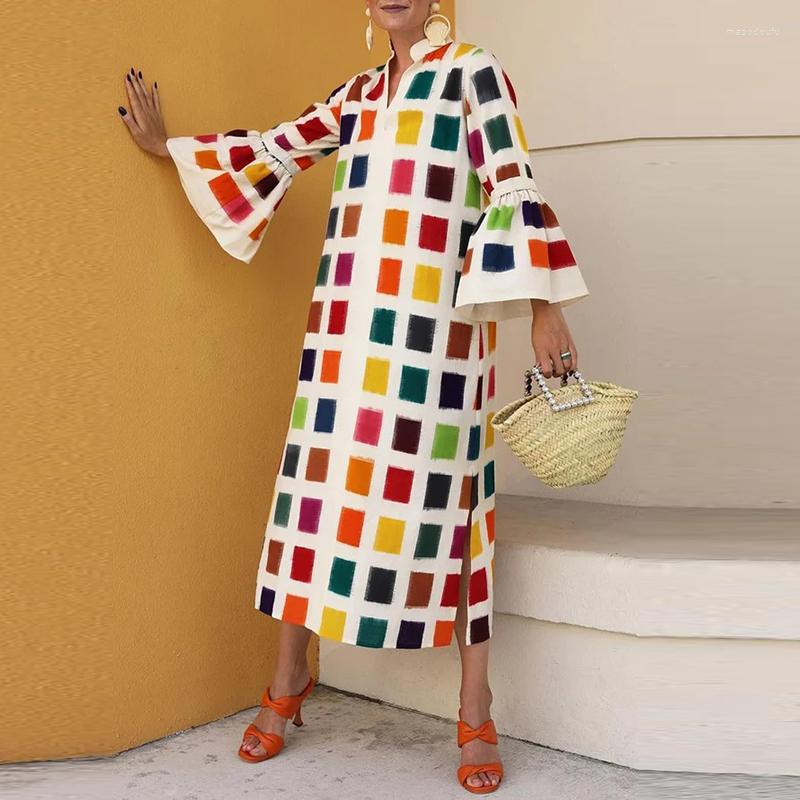 Casual Dresses High Street Printed Loose Dress Female Autumn Stand Collar Long Sleeves Streetwear Elegant Women' Green
Casual Dresses High Street Printed Loose Dress Female Autumn Stand Collar Long Sleeves Streetwear Elegant Women' Green