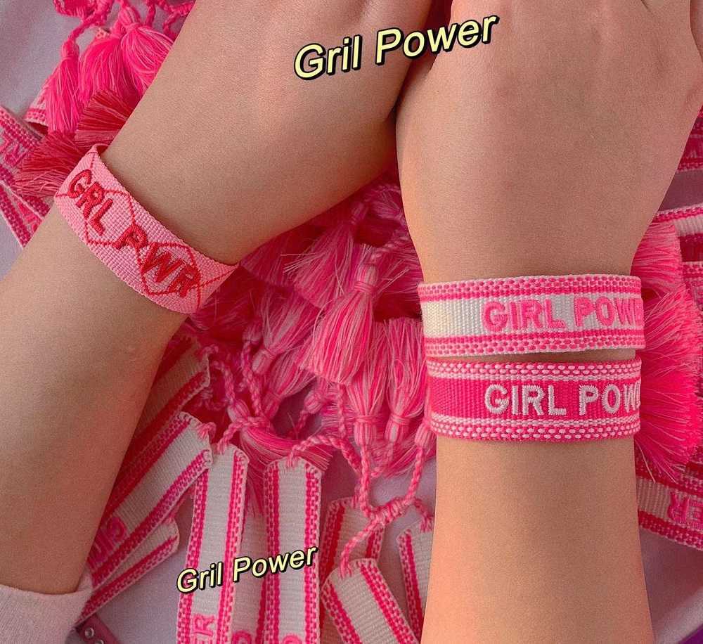 Grl Pwr Woven Friendship Bracelets Adjustable Rope Bangle for Women Vintage Braided Tassel Bracelets Wholesale Jewelry
Grl Pwr Woven Friendship Bracelets Adjustable Rope Bangle for Women Vintage Braided Tassel Bracelets Wholesale Jewelry