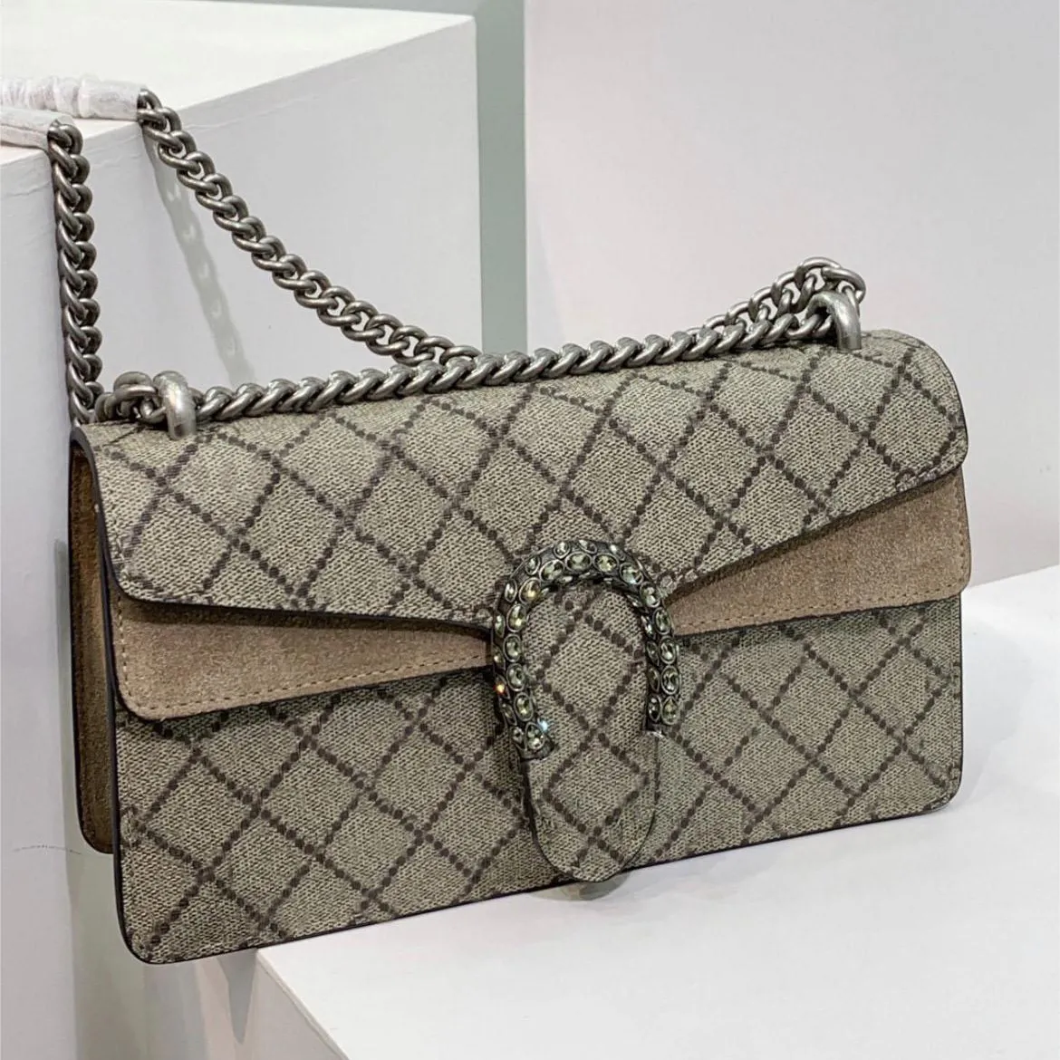Luxury Classic Chain Fashion Plaid Brand Wallet Vintage Women Brown Leather Tote messenger bag Designer Shoulder Bag, #1
Luxury Classic Chain Fashion Plaid Brand Wallet Vintage Women Brown Leather Tote messenger bag Designer Shoulder Bag, #1