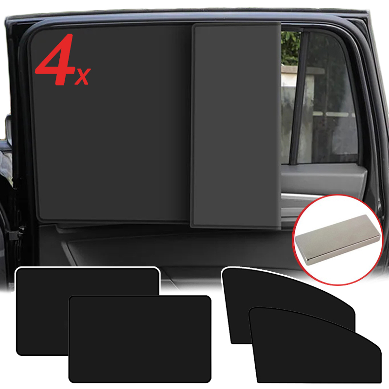 2025 new 2025 new Upgrade Magnetic Sun Shade Cover Side Window Sunshade UV Protection Black Curtain Mesh Full Blackout Film Car Accessories