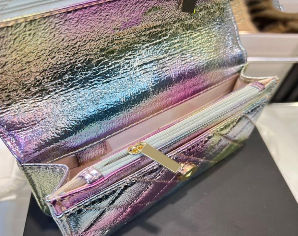 Quilted Mermaid Princess Metal Lambskin Wallet With Chain Bags Classic Mini Flap Colorful Card Holder Cosmetic Luxury Designer Pur7913433, Red
Quilted Mermaid Princess Metal Lambskin Wallet With Chain Bags Classic Mini Flap Colorful Card Holder Cosmetic Luxury Designer Pur7913433, Red