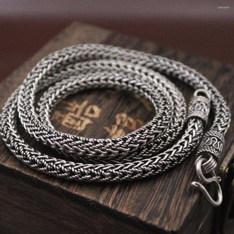 Chains Real 925 Sterling Silver 6mm Round Wheat Link Chain Men's Necklace 21.6inch L
Chains Real 925 Sterling Silver 6mm Round Wheat Link Chain Men's Necklace 21.6inch L