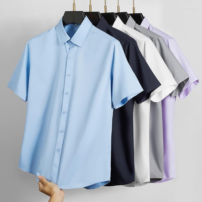Men's Dress Shirts Business Casual Modal Short-sleeved Shirt Men's Thin High-end Formal Solid Color Classic Half-sleeved Male, Black
Men's Dress Shirts Business Casual Modal Short-sleeved Shirt Men's Thin High-end Formal Solid Color Classic Half-sleeved Male, Black