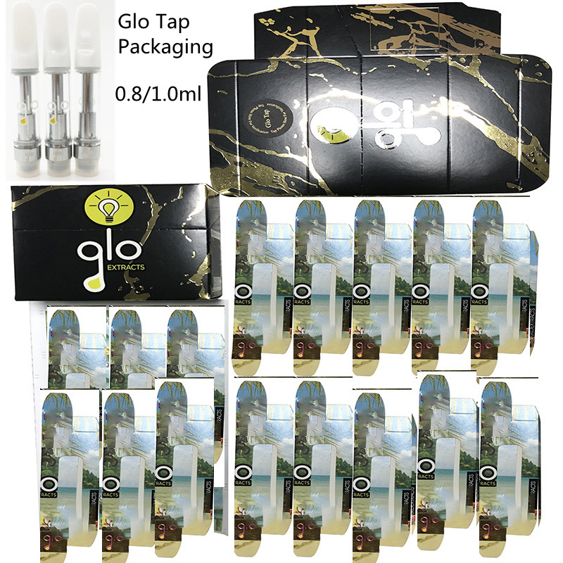 Glo Cartridge 0.8ml 1.0ml Ceramic Coil 510 Atomizer Vape Cartridges Tap NFC Packaging Thick Oil Carts Tank empty Disposable Vaporizer pen Magnetic Box
Glo Cartridge 0.8ml 1.0ml Ceramic Coil 510 Atomizer Vape Cartridges Tap NFC Packaging Thick Oil Carts Tank empty Disposable Vaporizer pen Magnetic Box