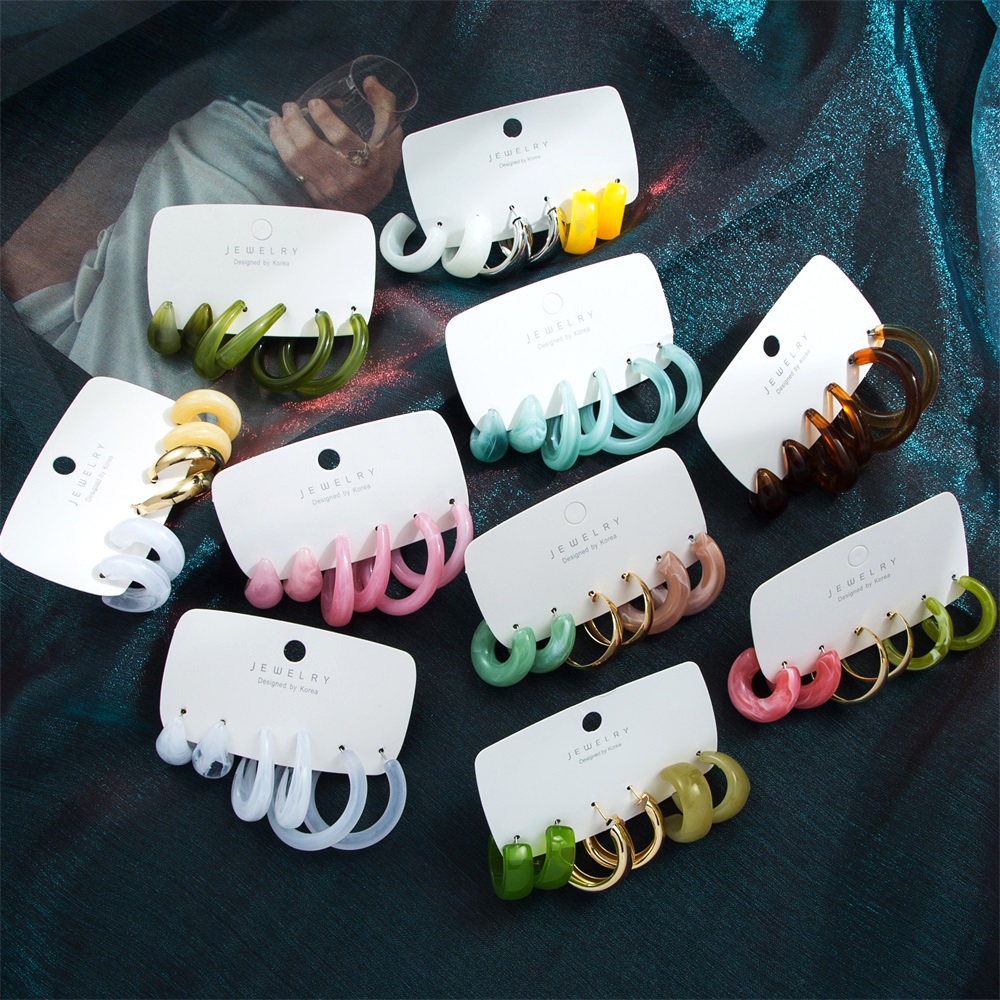 FNIO Fashion Transparent Acrylic Earrings Set For Women Bohemian Colorful Drop Earrings Set 2021 Trend Brincos Female Jewelry
FNIO Fashion Transparent Acrylic Earrings Set For Women Bohemian Colorful Drop Earrings Set 2021 Trend Brincos Female Jewelry