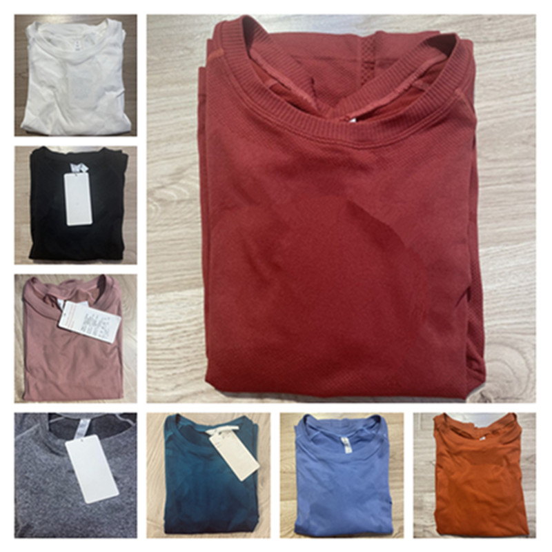 LU-001 Yoga long Sleeve T-shirt Designer Sports top women's tight-fitting long-sleeved quick-drying yoga suit running training T-shirt fitness suit lulus lemon, 0008
LU-001 Yoga long Sleeve T-shirt Designer Sports top women's tight-fitting long-sleeved quick-drying yoga suit running training T-shirt fitness suit lulus lemon, 0008