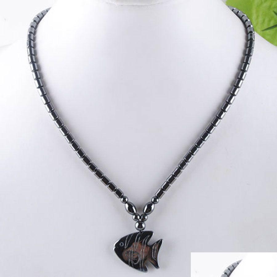 Pendant Necklaces Black Hematite Animal Fish Necklace For Men Women 45Cm Tube Natural Stone Beads Choker Female Jewelry F3040 Drop D Dh6On
Pendant Necklaces Black Hematite Animal Fish Necklace For Men Women 45Cm Tube Natural Stone Beads Choker Female Jewelry F3040 Drop D Dh6On