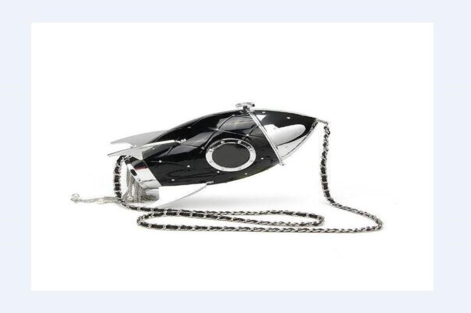 Paris Designer evening bags Women Luxury Space Rocket handbags clutch wallets Fashion Rhinestone tassels style Purses Cool girl Me8806122, Black
Paris Designer evening bags Women Luxury Space Rocket handbags clutch wallets Fashion Rhinestone tassels style Purses Cool girl Me8806122, Black