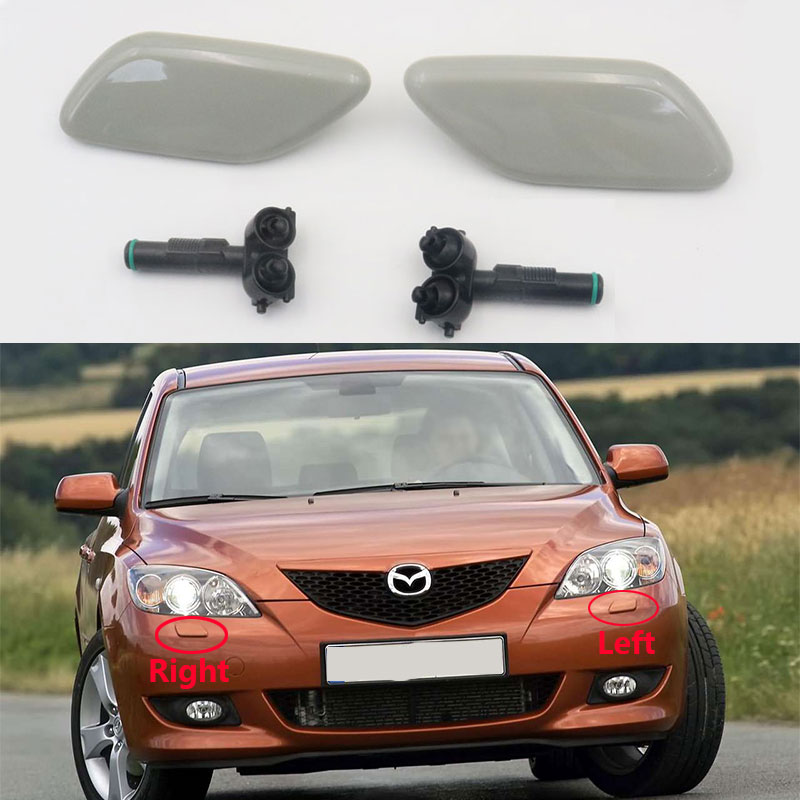Front Bumper Headlight Washer Cover Cap + Head Lamp Nozzle Spray Jet For Mazda 3 BK 2003-2008 5-Door BS3F-51-8G2A08
Front Bumper Headlight Washer Cover Cap + Head Lamp Nozzle Spray Jet For Mazda 3 BK 2003-2008 5-Door BS3F-51-8G2A08