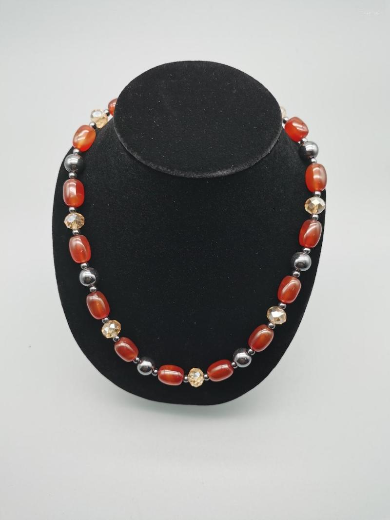 Chains Fashion Trend Female Stainless Steel Natural Pure Crystal Jewelry Black Gall Stone Necklace
Chains Fashion Trend Female Stainless Steel Natural Pure Crystal Jewelry Black Gall Stone Necklace