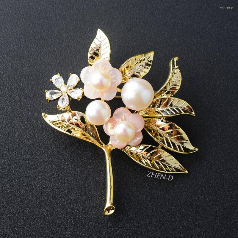 Brooches ZHEN-D Jewelry Romantic Bouquet Corsage Flower Brooch Freshwater Pearls Elegant Gift Lapel Pins Wedding Suit Clothes Decoration
Brooches ZHEN-D Jewelry Romantic Bouquet Corsage Flower Brooch Freshwater Pearls Elegant Gift Lapel Pins Wedding Suit Clothes Decoration