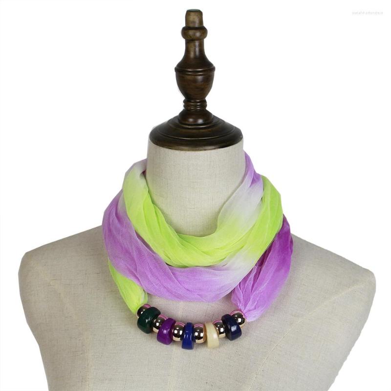 Scarves Color Gradual Neck Scarf Fashion Resin Pendant Necklace Party Bridal Jewelry Shawl
Scarves Color Gradual Neck Scarf Fashion Resin Pendant Necklace Party Bridal Jewelry Shawl