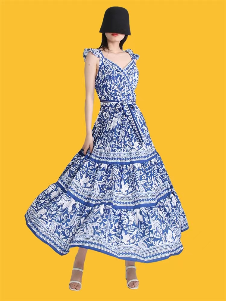 2023 beach dress designer dress women maxi dress for women Lace Up Waist Ruffle Pattern Print Long Dress women clothing, Red
2023 beach dress designer dress women maxi dress for women Lace Up Waist Ruffle Pattern Print Long Dress women clothing, Red
