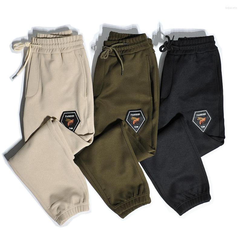 Men's Pants Heavy Pineapple Skin Texture Casual Sweater Embroidered Loose Straight-tube Shaped Leg-binding Trousers, Black
Men's Pants Heavy Pineapple Skin Texture Casual Sweater Embroidered Loose Straight-tube Shaped Leg-binding Trousers, Black