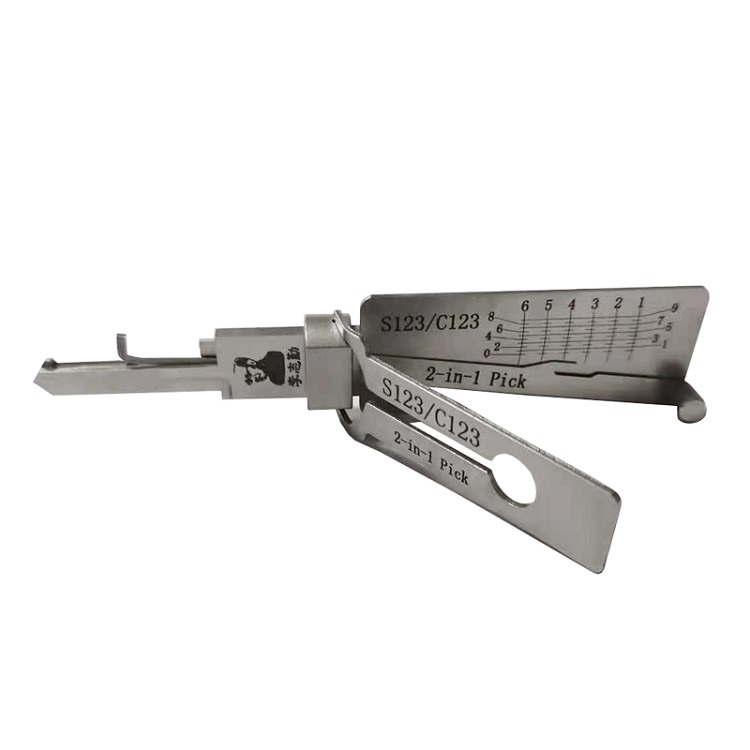 Original Lishi S123 / C123 Residential Commercial 2-in-1 Lock Pick Decoder Schlage Keyway Tool
Original Lishi S123 / C123 Residential Commercial 2-in-1 Lock Pick Decoder Schlage Keyway Tool