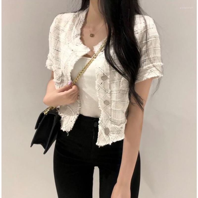 Women's Jackets Women Coats Solid Chic Versatile Tweed Plaid Small Fragrance Short Woman Tops Cardigan Coat Female Clothing, Black
Women's Jackets Women Coats Solid Chic Versatile Tweed Plaid Small Fragrance Short Woman Tops Cardigan Coat Female Clothing, Black