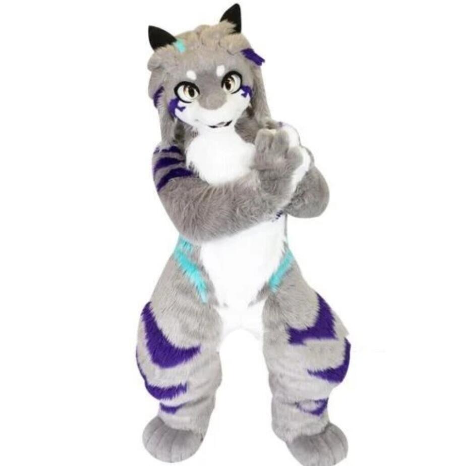 Halloween Long Fur Husky Dog Fox Fursuit Furry Mascot Costume Suit Fancy Dress Adult Outdoor Outfit Fur suit, As pic
Halloween Long Fur Husky Dog Fox Fursuit Furry Mascot Costume Suit Fancy Dress Adult Outdoor Outfit Fur suit, As pic