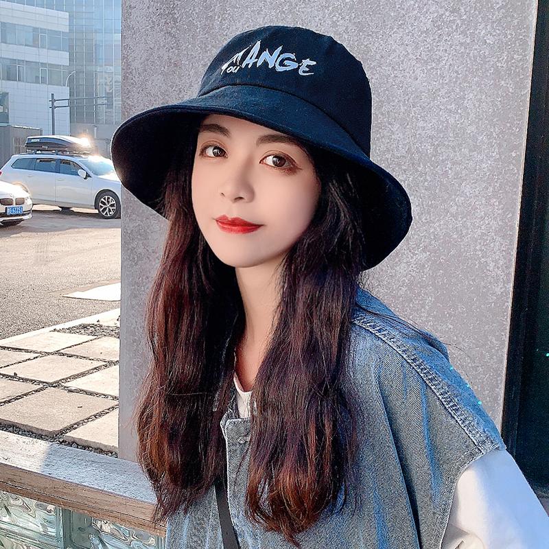 Wide Brim Hats Women Autumn And Summer Bucket Hat Net Red Korean Fisherman Cap Letter Labeling Wild Face Sunscreen Sun Visor Basin Caps, Black
Wide Brim Hats Women Autumn And Summer Bucket Hat Net Red Korean Fisherman Cap Letter Labeling Wild Face Sunscreen Sun Visor Basin Caps, Black