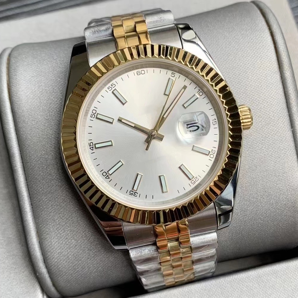 Men's automatic mechanical watch 36/41MM 904L all stainless steel watches Women's 28/31 quartz battery super luminous sapphire waterproof wristwatch montre de luxe