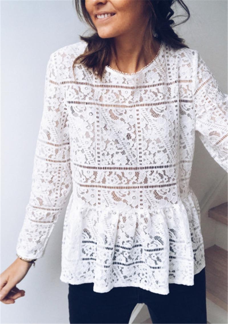 Women' Blouses & Shirts Women Boho Beach Holiday Summer Loose Casual Chiffon Lace Ruffled Embroider White Tops Femme Ladies Mesh Blouse Fem
Women' Blouses & Shirts Women Boho Beach Holiday Summer Loose Casual Chiffon Lace Ruffled Embroider White Tops Femme Ladies Mesh Blouse Fem