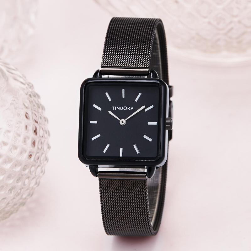 Wristwatches Women Fashion Square Watch Top Brand Quartz Watches Luxury Set Gold Dial Simple Ladies Steel Womens Female, Silver
Wristwatches Women Fashion Square Watch Top Brand Quartz Watches Luxury Set Gold Dial Simple Ladies Steel Womens Female, Silver