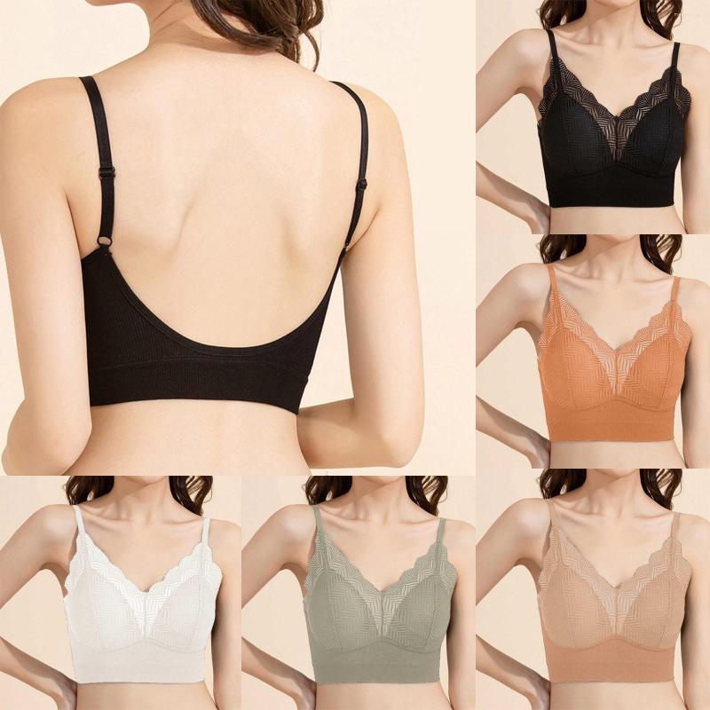 Bras Women's Summer Comfortable Sexy Lace Traceless Back Anti Strapping Girl Bra Closure Sports For Women, Beige
Bras Women's Summer Comfortable Sexy Lace Traceless Back Anti Strapping Girl Bra Closure Sports For Women, Beige