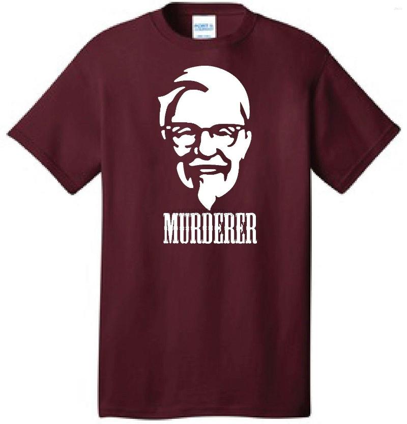 Men' T Shirts Colonel Sanders Murderer T-Shirt Political Activist Vegan Animal Rights Joke, Men-darkpurple
Men' T Shirts Colonel Sanders Murderer T-Shirt Political Activist Vegan Animal Rights Joke, Men-darkpurple