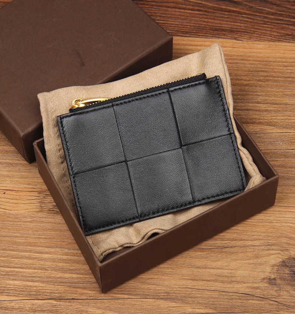 Wallets Men039s Holder Luxury Brand Women Zipper Purse Cowhide Leather Wallet Woven Coin Bag Designer Zero L2211012893435, Black
Wallets Men039s Holder Luxury Brand Women Zipper Purse Cowhide Leather Wallet Woven Coin Bag Designer Zero L2211012893435, Black