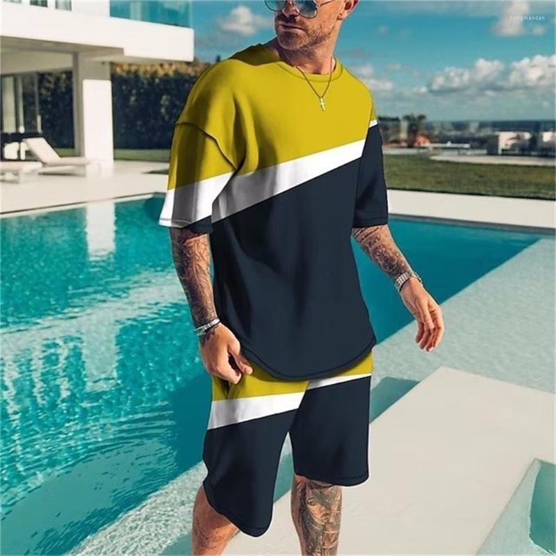 Men's Tracksuits 3D Print Color Block Design Round Neck Men's Clothes T-Shirt Suits Outdoor Street Short Sleeve Clothing Apparel 2-piece
Men's Tracksuits 3D Print Color Block Design Round Neck Men's Clothes T-Shirt Suits Outdoor Street Short Sleeve Clothing Apparel 2-piece