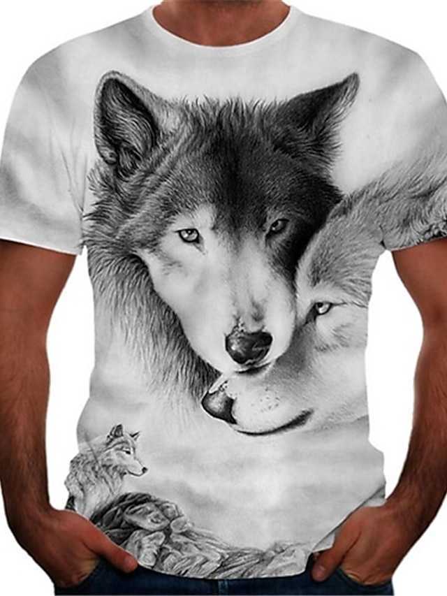 Mens T-Shirt Tee Shirt Tee Graphic Animal Wolf Crew Neck Blue Gray White Black 3D Print Plus Size Street Causal Short Sleeve Print Clothing Apparel Active Anime
Mens T-Shirt Tee Shirt Tee Graphic Animal Wolf Crew Neck Blue Gray White Black 3D Print Plus Size Street Causal Short Sleeve Print Clothing Apparel Active Anime