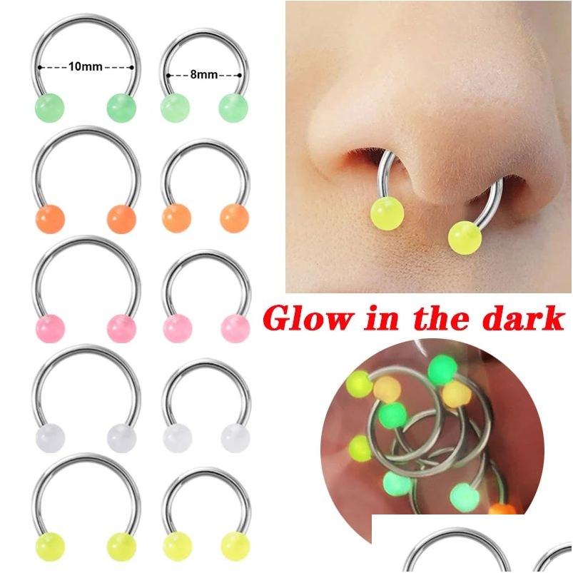 Nose Rings Studs Piercing Acrylic Glow In The Dark Hoop Septum Ring Luminous Lip Cartilage Earring Circar Ear Horseshoe Body Jewel Dhzbd
Nose Rings Studs Piercing Acrylic Glow In The Dark Hoop Septum Ring Luminous Lip Cartilage Earring Circar Ear Horseshoe Body Jewel Dhzbd