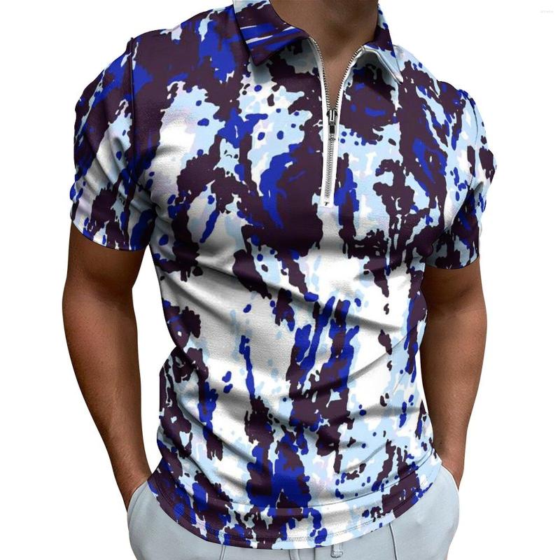 Men's Polos Tie Dye Pattern Casual T-Shirts Blue Camouflage Polo Shirts Zipper Retro Shirt Man Custom Tops Big Size 5XL 6XL, Style-9
Men's Polos Tie Dye Pattern Casual T-Shirts Blue Camouflage Polo Shirts Zipper Retro Shirt Man Custom Tops Big Size 5XL 6XL, Style-9