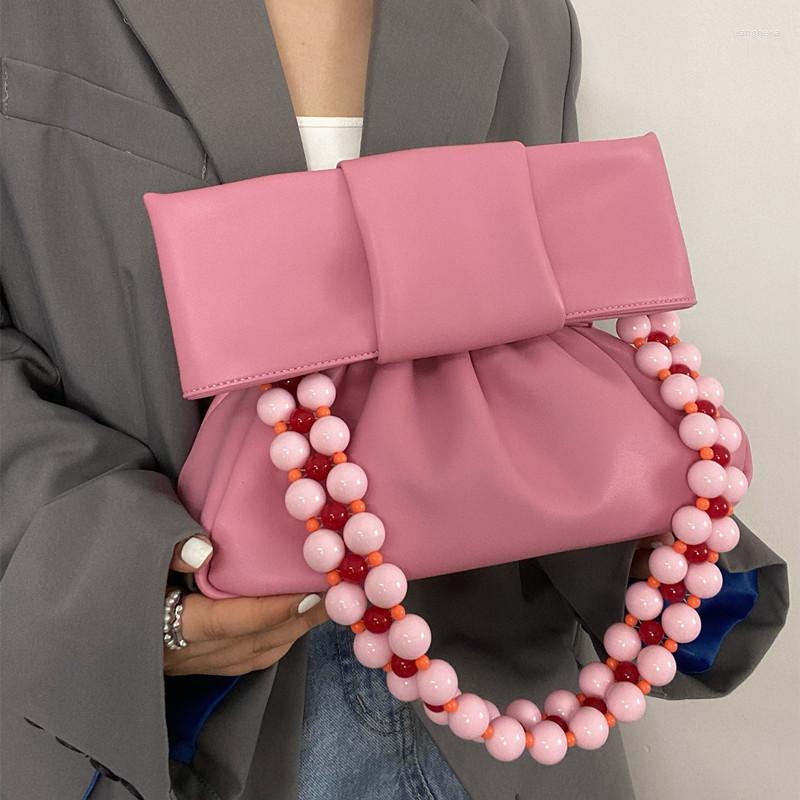 Evening Bags Bow Underarm Bag For Women Handbag Pearl Chain Design Pleated Ladies Crossbody Shoulder Fashion Party Dinner Clutches Bolsa, Green
Evening Bags Bow Underarm Bag For Women Handbag Pearl Chain Design Pleated Ladies Crossbody Shoulder Fashion Party Dinner Clutches Bolsa, Green