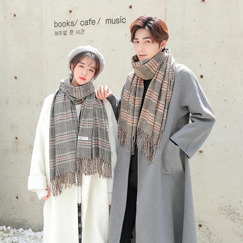 Scarves 2023 Luxury Winter Cashmere Scarf Women Men Striped Plaid Warm Tassel Pashmina Shawl Female Thick Sarves Wrap Blanket Ladies
Scarves 2023 Luxury Winter Cashmere Scarf Women Men Striped Plaid Warm Tassel Pashmina Shawl Female Thick Sarves Wrap Blanket Ladies