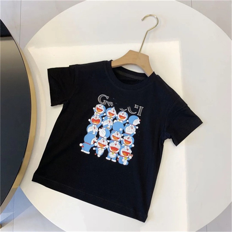 

Summer men's and women's children's casual cotton alphabet print T-shirt fashion children's designer short sleeve top everything trend pioneer favorite 90cm-160cm B6